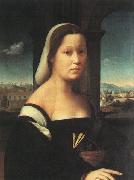 BUGIARDINI, Giuliano Portrait of a Woman, called The Nun France oil painting reproduction